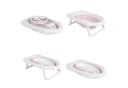 Cangaroo Babybadewanne Set Hawaii 4-teilig Rosa Faltbar Bild 5
