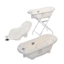 Lorelli Babybadewannen-Set 88 cm Badesitz Badewannenständer Ablauf Weiß Bild 1