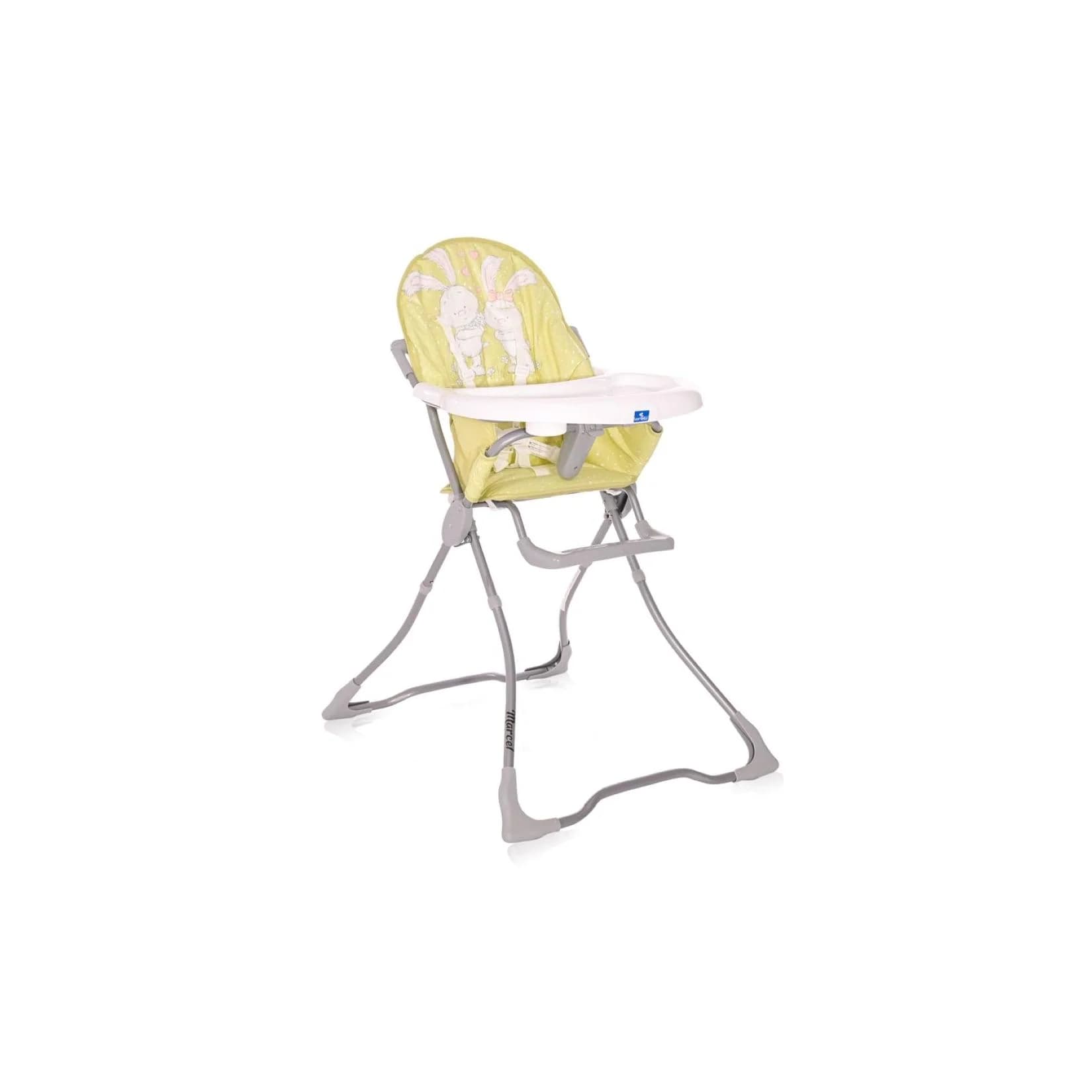 Lorelli Kinderhochstuhl Marcel Klappbar Bechervertiefung Beige Gelb