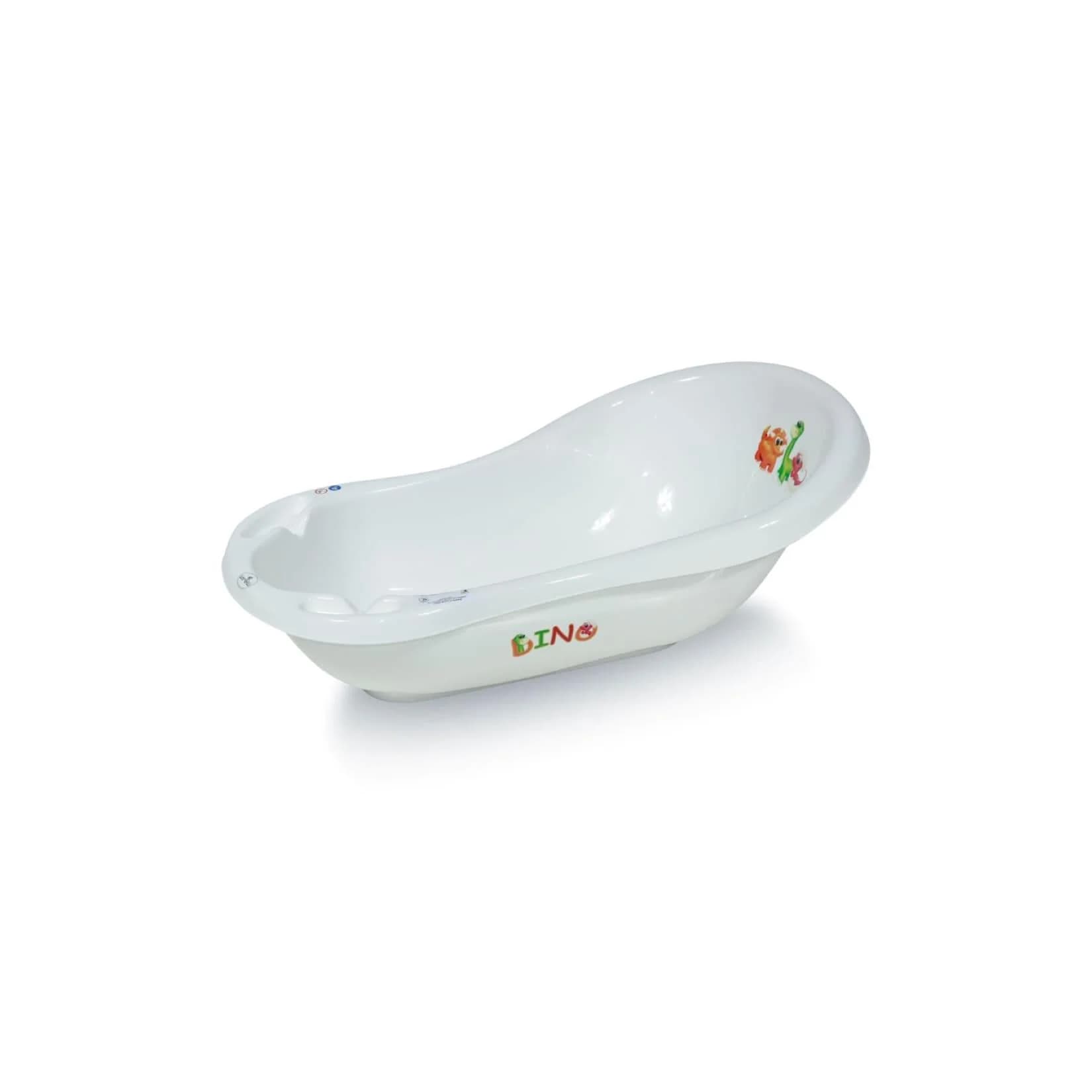 Lorelli Babybadewanne 84 cm weiß mit Ablagefächern