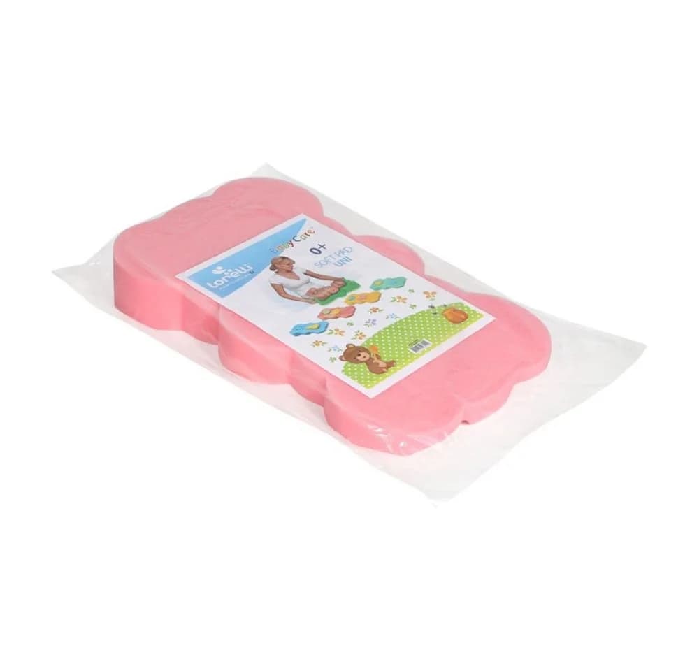 Lorelli Babybadewanne Einlage Rosa Weich 2 Schwämme