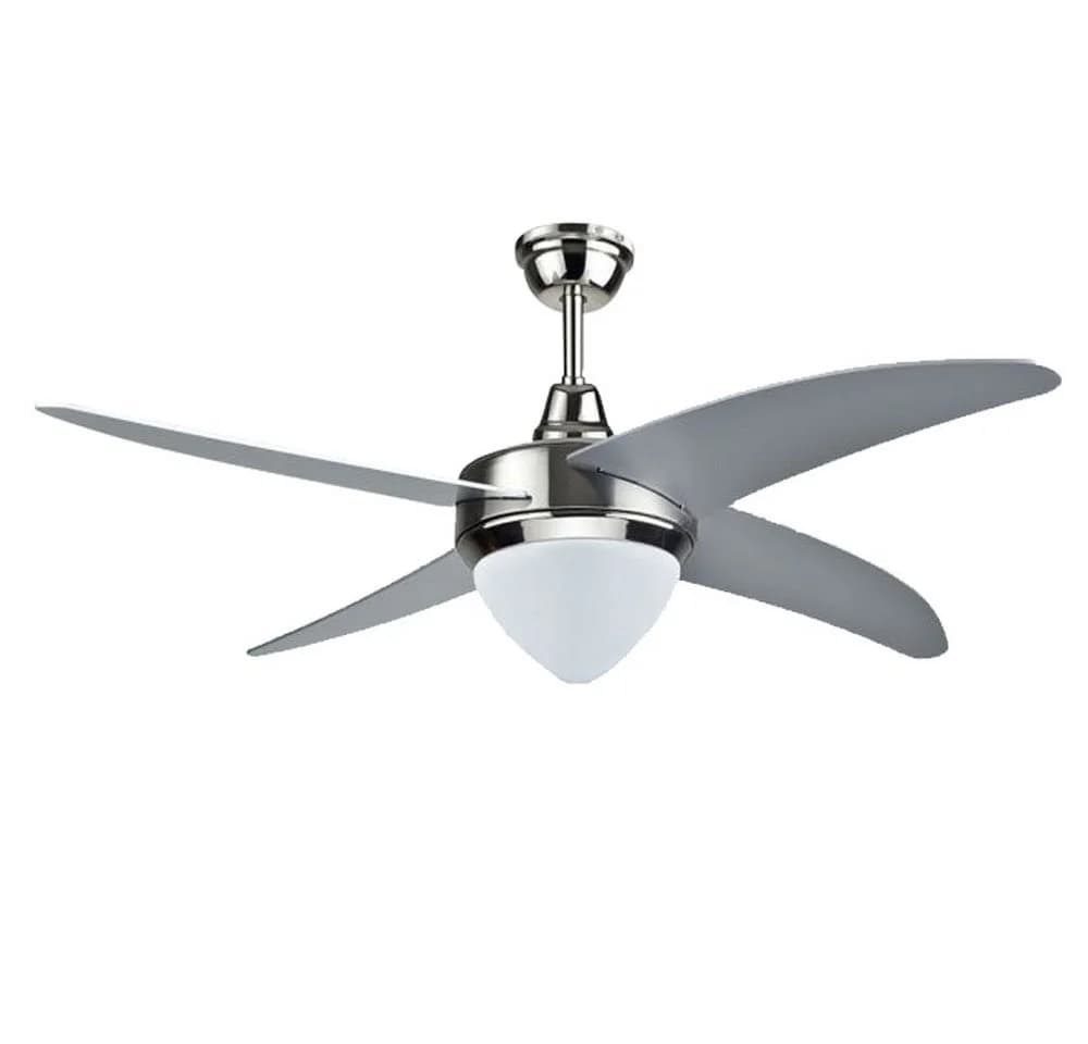 V-TAC Deckenventilator mit LED, Fernbedienung und CCT-Schaltung Silber