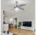 V-TAC Deckenventilator mit LED, Fernbedienung und CCT-Schaltung Silber Bild 2