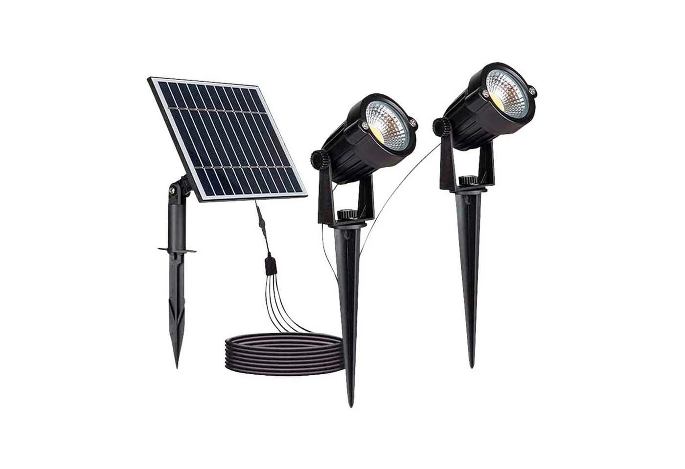 V-TAC Solar LED-Gartenleuchten-Set 2x 1,2 W 3000 K IP65 - Bild 2