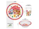 Geda Labels Kindergeschirr-Set Paw Patrol Girls 3-teilig Rosa Bild 3
