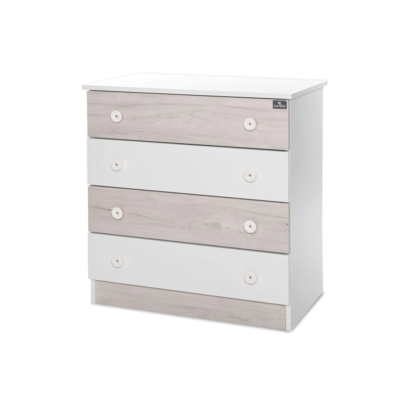 Lorelli Kommode Dresser Grau-Weiß