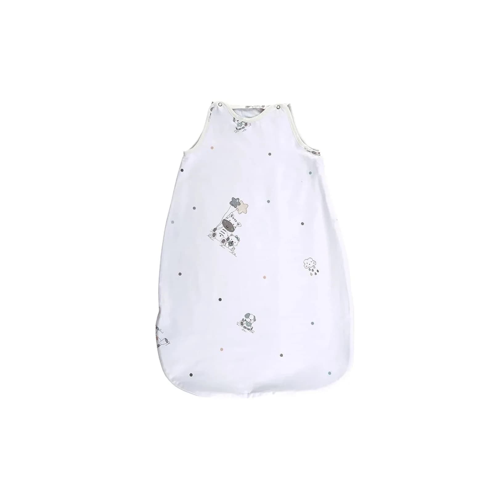 Lorelli Baby Winterschlafsack 85 cm 100% Baumwolle 2,5 TOG Weiß Grün