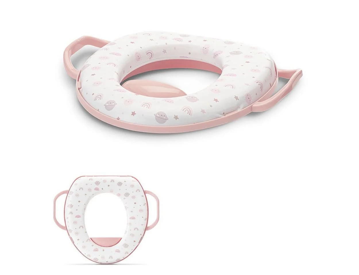 Lorelli Baby-Toilettensitz mit Handgriff, weich gepolstert, Spritzschutz - Bild 2