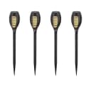 V-TAC LED Gartenfackel Warmweiß Solar Feuereffekt 4er Set Bild 1