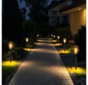 V-TAC LED Gartenfackel Warmweiß Solar Feuereffekt 4er Set Bild 4