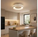 V-TAC Deckenventilator mit LED CCT 3 Stufen weiß-grau Bild 3