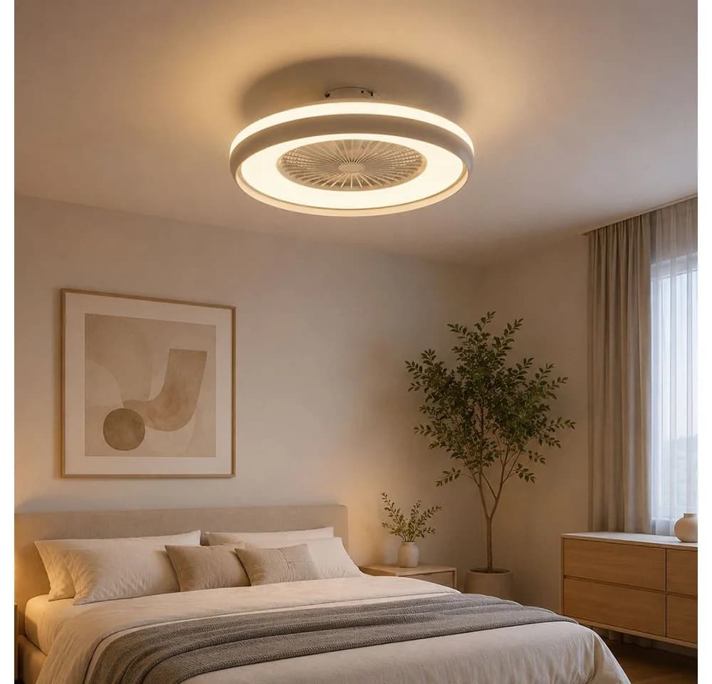 V-TAC Deckenventilator mit LED CCT 3 Stufen weiß-grau - Bild 5