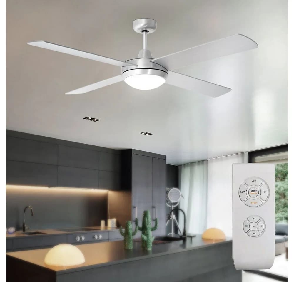 V-TAC Deckenventilator mit LED-Beleuchtung und Fernbedienung 132cm - Bild 3