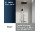 Ideal Standard Alu+ Duschsystem Ceratherm Thermostat, 2 Ablagen, Silber Bild 1