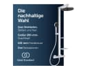 Ideal Standard Alu+ Duschsystem Ceratherm Thermostat, 2 Ablagen, Silber Bild 2