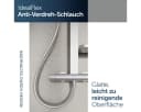 Ideal Standard Alu+ Duschsystem Ceratherm Thermostat, 2 Ablagen, Silber Bild 4