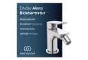 Ideal Standard Bidetarmatur Alero Silber FirmaFlow® Kartusche Bild 2