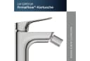 Ideal Standard Bidetarmatur Alero Silber FirmaFlow® Kartusche Bild 4