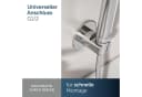 Ideal Standard Brauseschlauch Alero Chrom Anti-Verdrehfunktion Bild 5