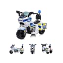 Chipolino Kinder Elektromotorrad Polizei Weiß 3 Räder Musik Bild 1