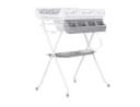 Chipolino Babywanne Wickeltisch 2 in 1 Grau mit klappbarem Ständer Bild 2