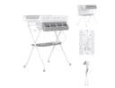 Chipolino Babywanne Wickeltisch 2 in 1 Grau mit klappbarem Ständer Bild 3