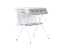 Chipolino Babywanne Wickeltisch 2 in 1 Grau mit klappbarem Ständer Bild 4