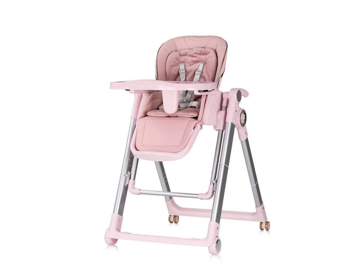 Chipolino Kombihochstuhl 2 in 1 Super Chef Rosa mit Babyschaukel - Bild 2