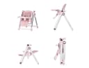 Chipolino Kombihochstuhl 2 in 1 Super Chef Rosa mit Babyschaukel Bild 5