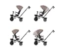 Chipolino Dreirad Tricycle Max Sport 2 in 1 Braun mit Korb und Becherhalter Bild 3
