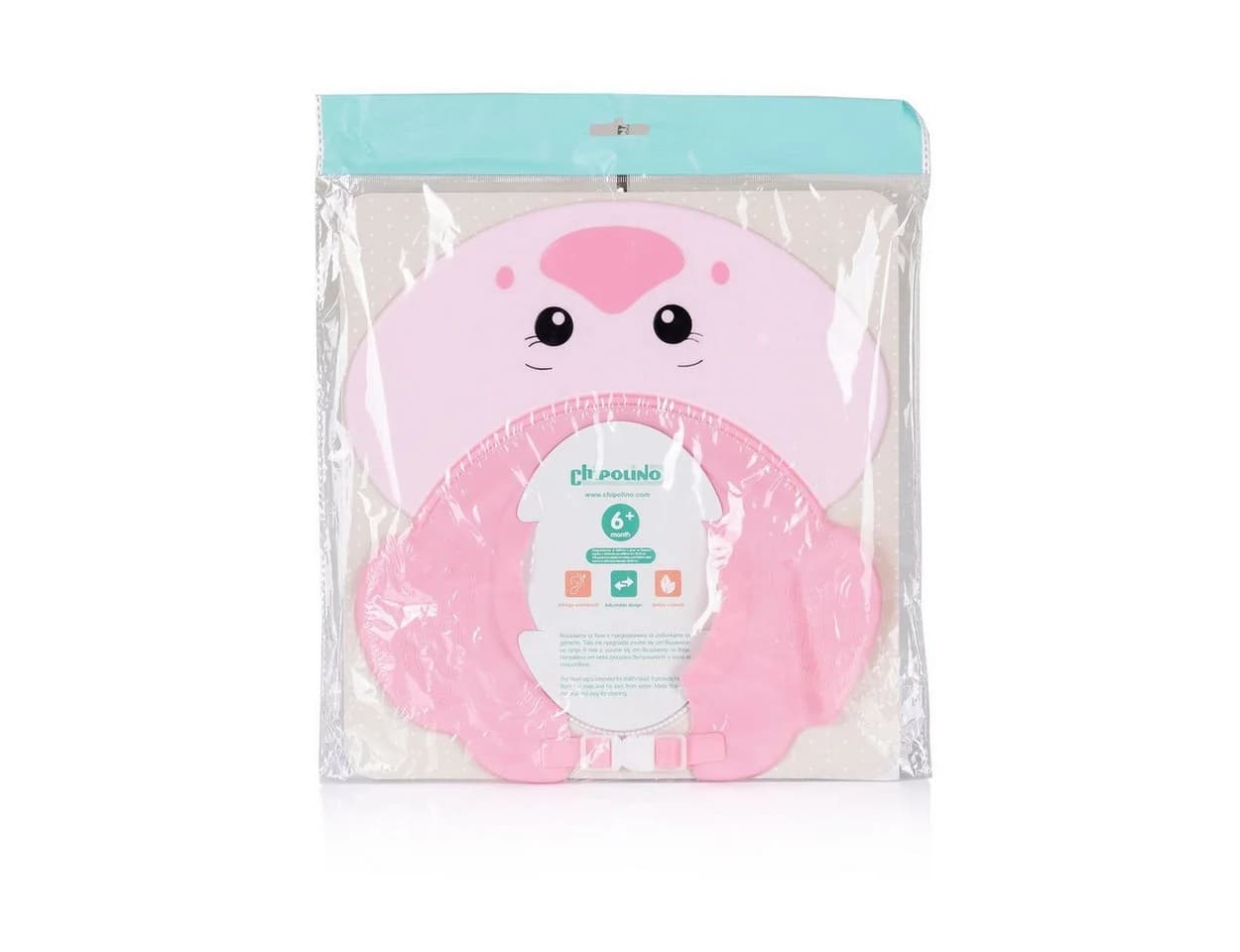 Chipolino Baby Badekappe little Duck Rosa Wasserdicht