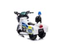 Chipolino Kinder Elektromotorrad Polizei Weiß/Blau 3 Räder Musikfunktion Bild 5