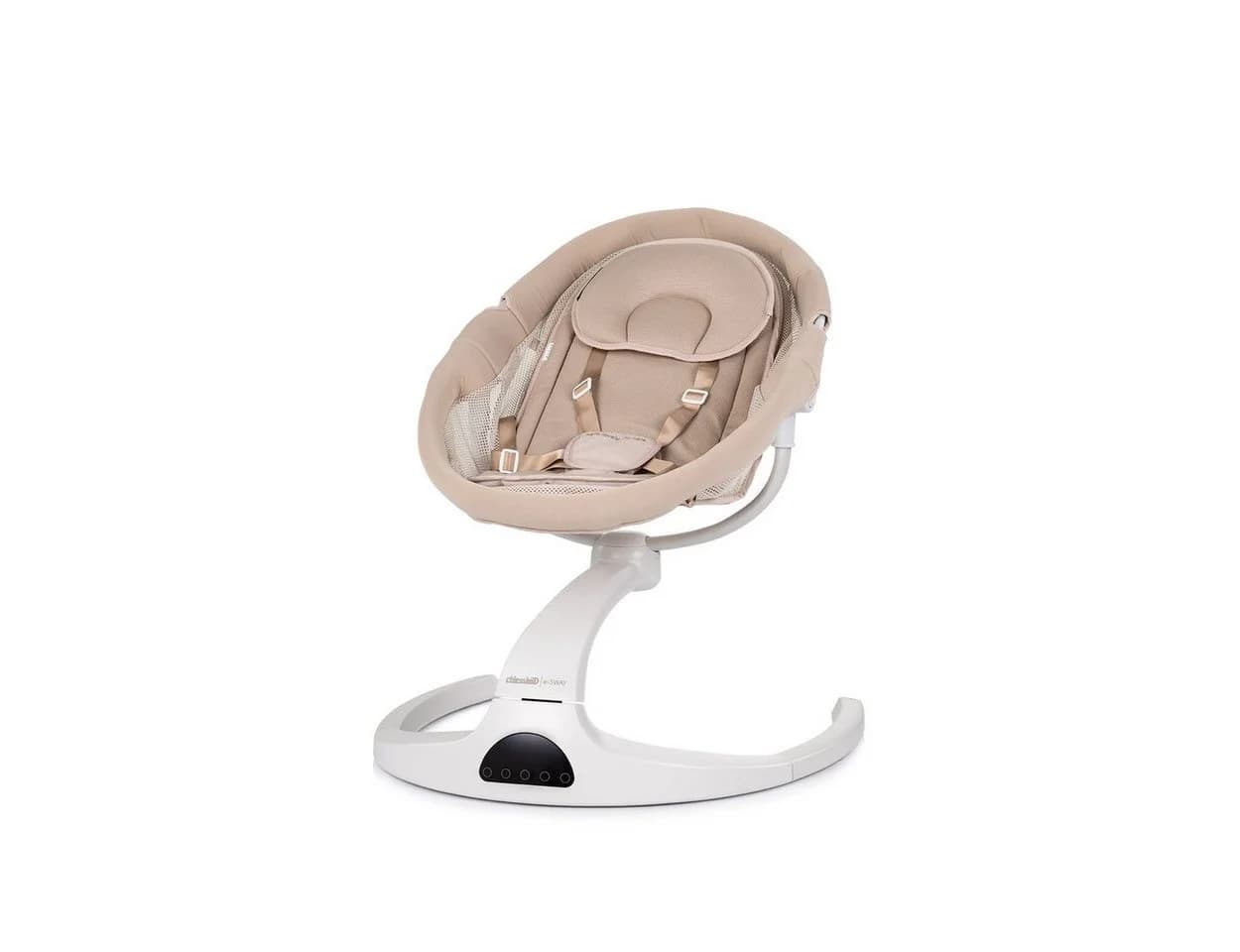 Chipolino Babywippe E-Sway Fernbedienung, Musik Bluetooth Plüschtiere Timer Gurt - Bild 4