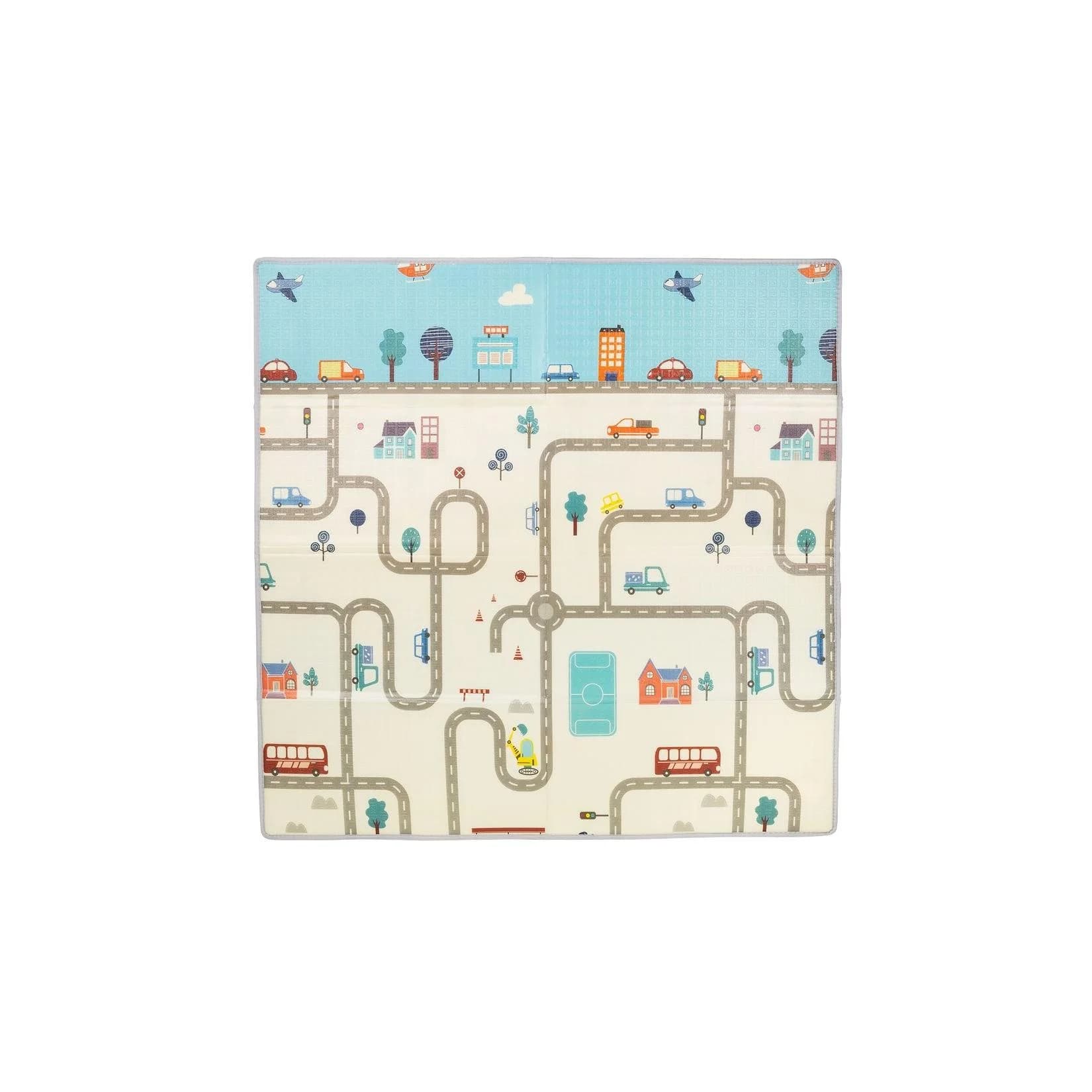 Chipolino Baby Spielmatte Grau Faltbar Abwaschbar