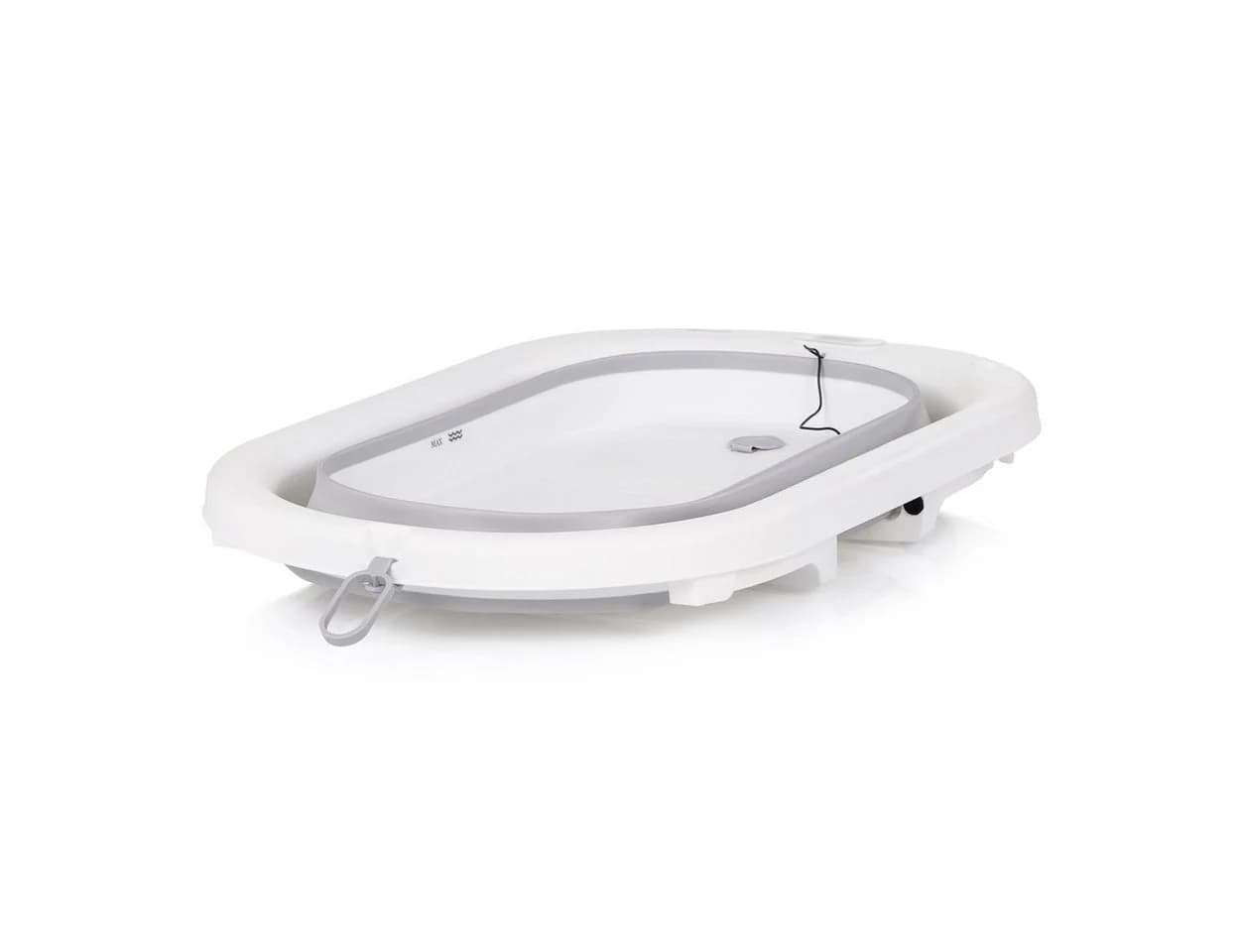 Faltbare Babybadewanne mit Eimer, Spülbecher und Thermometer - Bild 5