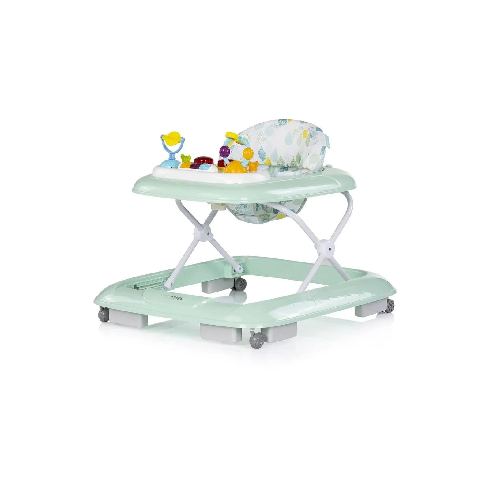 Chipolino Lauflernhilfe Baby Steps Musik, Spielpanel Räder Stopper klappbar Licht