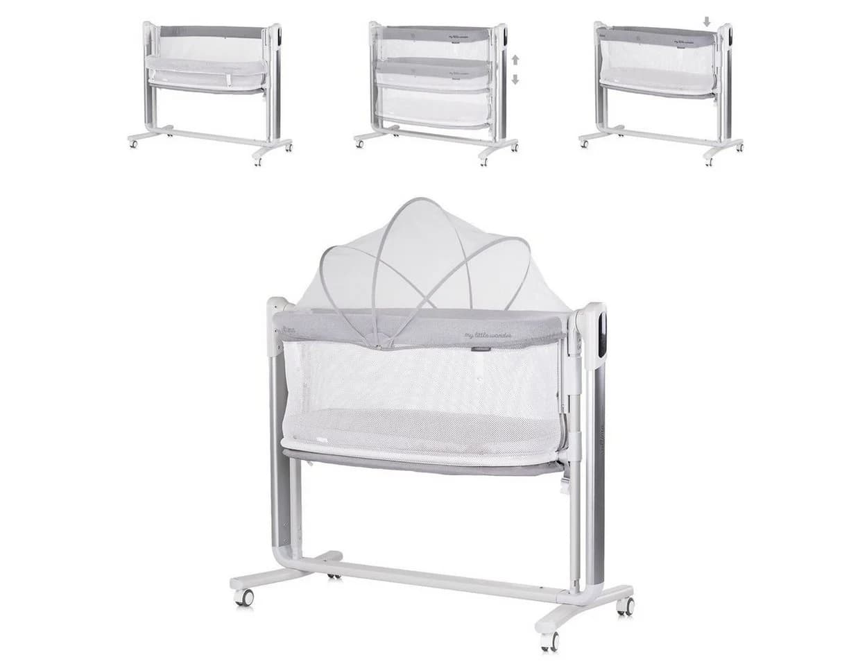 Chipolino Babywiege elektrisch Ultima Beistellbett Schaukelfunktion Musik Timer - Bild 3