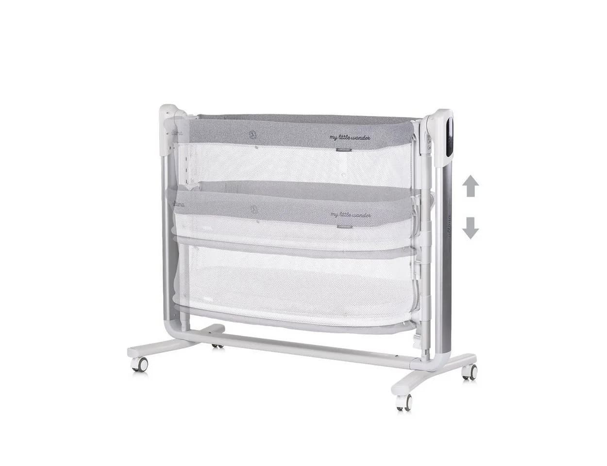 Chipolino Babywiege elektrisch Ultima Beistellbett Schaukelfunktion Musik Timer - Bild 5