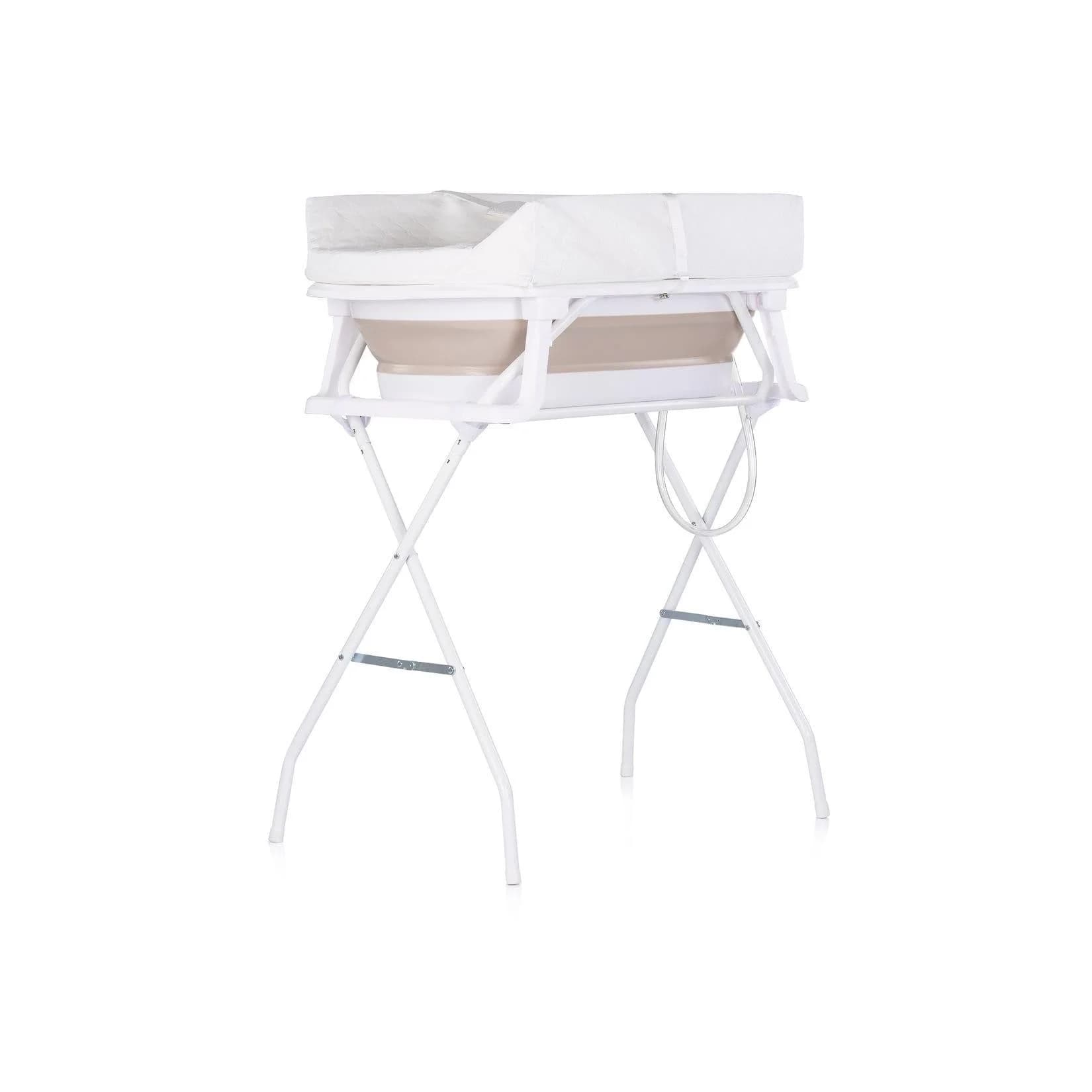 Chipolino Babywanne 2 in 1 mit Wickeltisch und Ständer beige