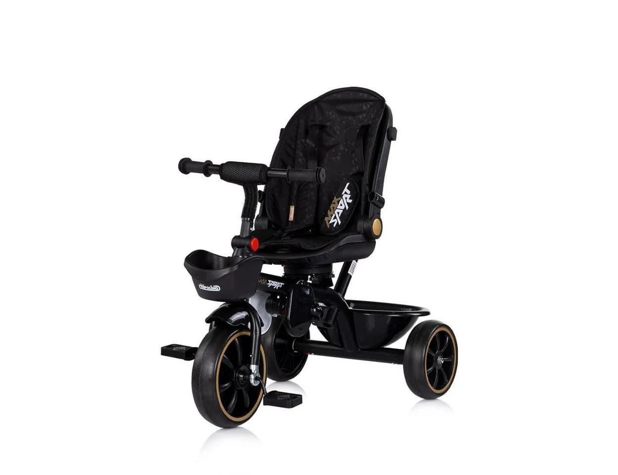 Chipolino Tricycle Max Sport 2 in 1 Dreirad mit Korb schwarz - Bild 5