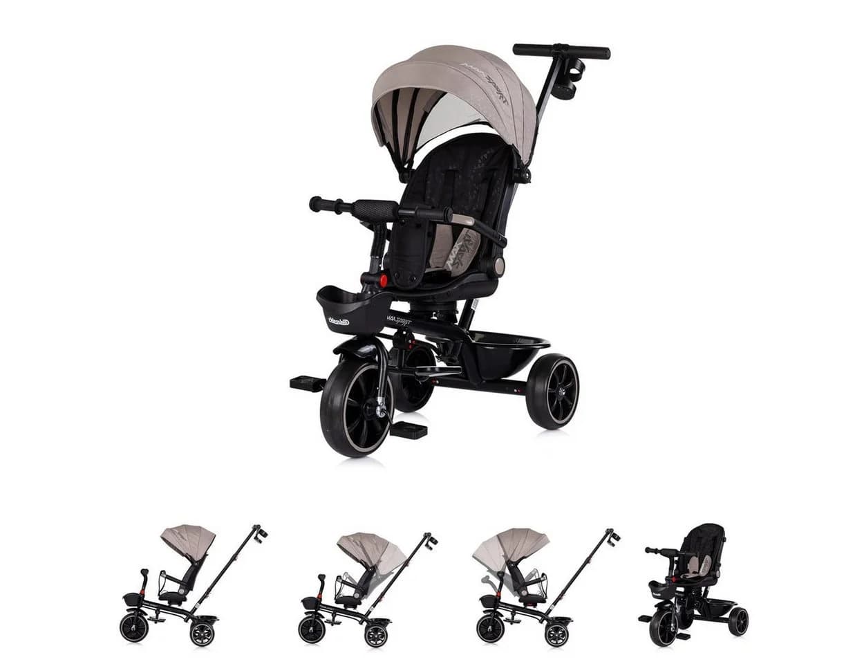 Chipolino Tricycle Max Sport 2 in 1 Dreirad mit Korb - Bild 3