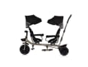 Chipolino Zwillingsdreirad Hip Hop, 2 Sitze, 360° drehbar, black Bild 5
