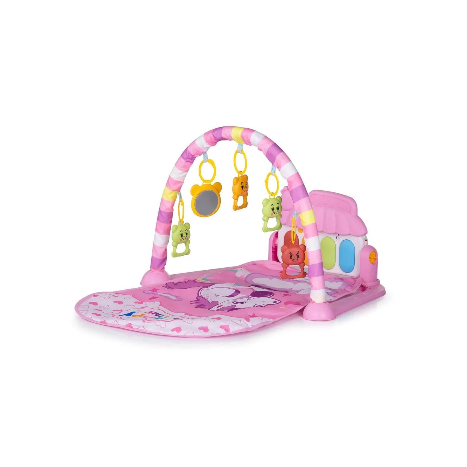 Chipolino Spielbogen Klavierkonzert Krabbeldecke rosa mit Melodien