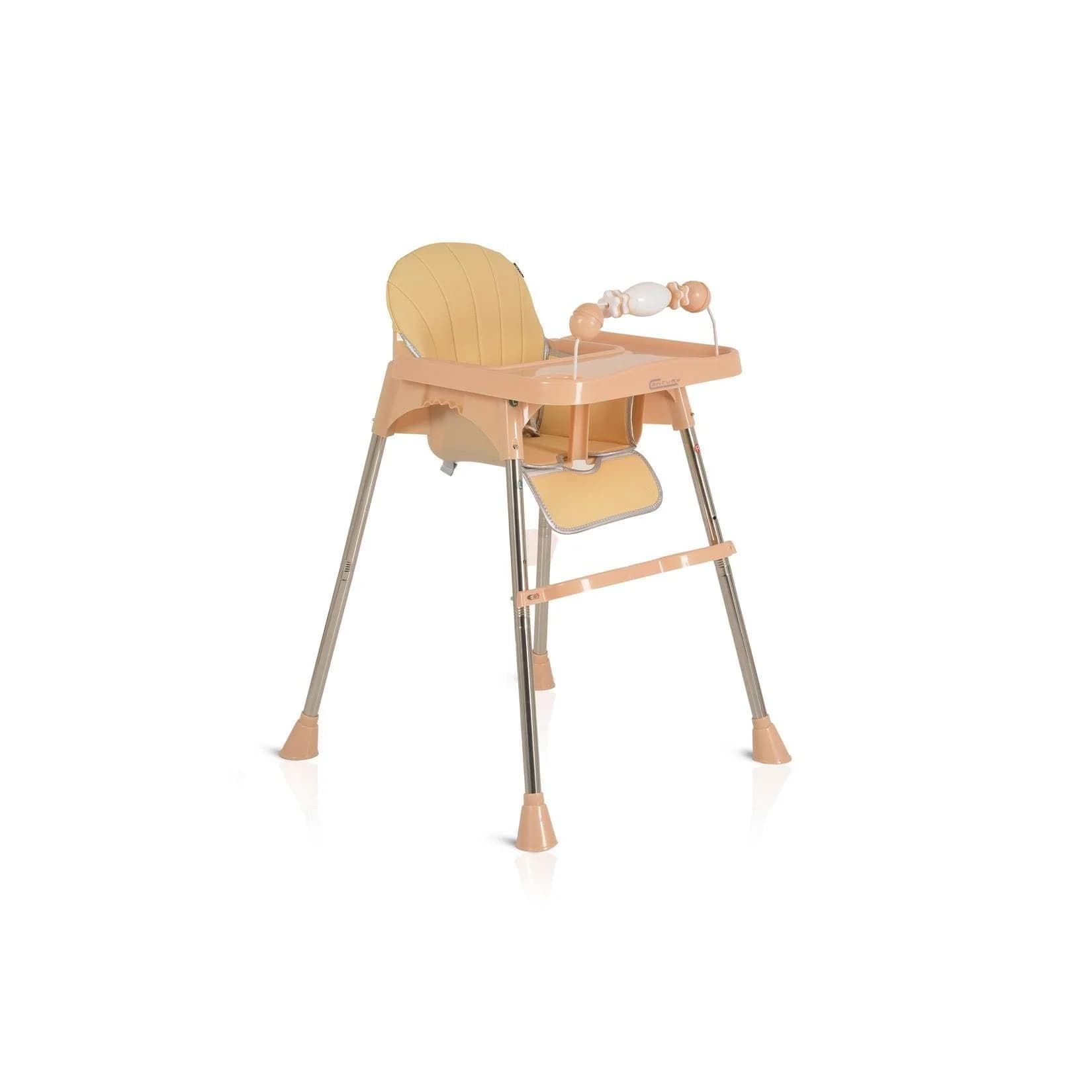 Moni Kinderhochstuhl Century Beige Verstellbares Tablett