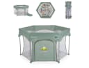 Cangaroo Laufstall Playbox Klappbar Matratze Tragetasche Reiselaufstall Grün Bild 3