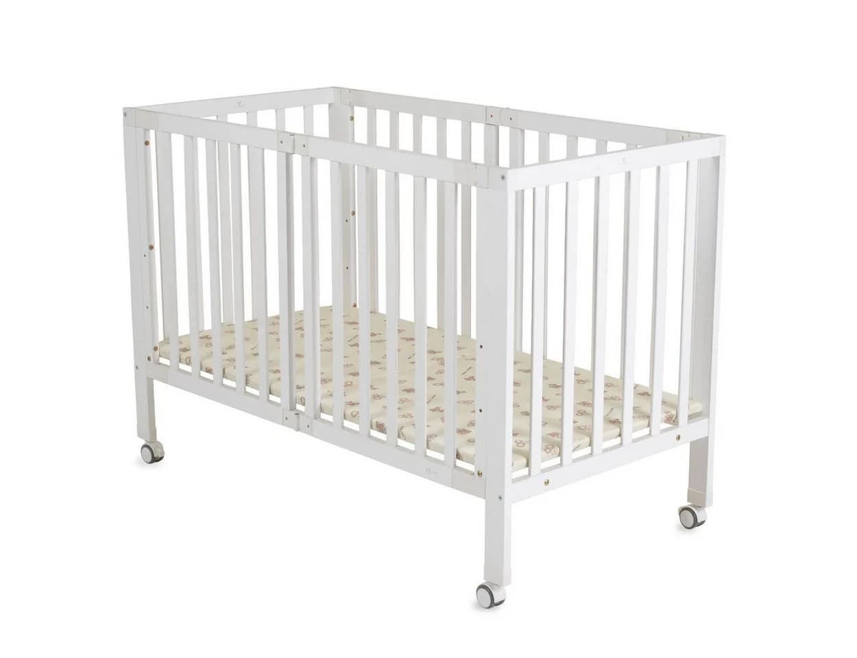 Cangaroo Baby Gitterbett Nova Holz Faltbar Weiß - Bild 2