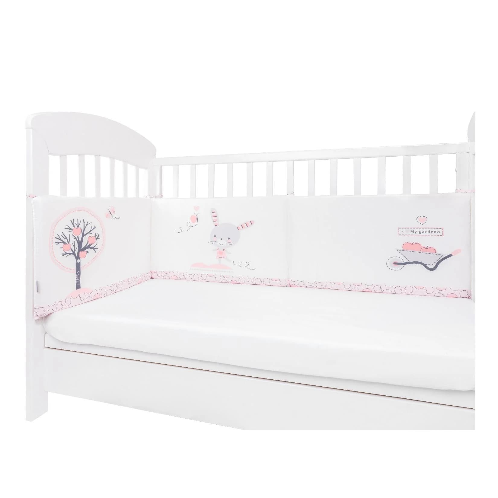 Kikkaboo Babybett Nestchen Rosa 180 x 35 cm