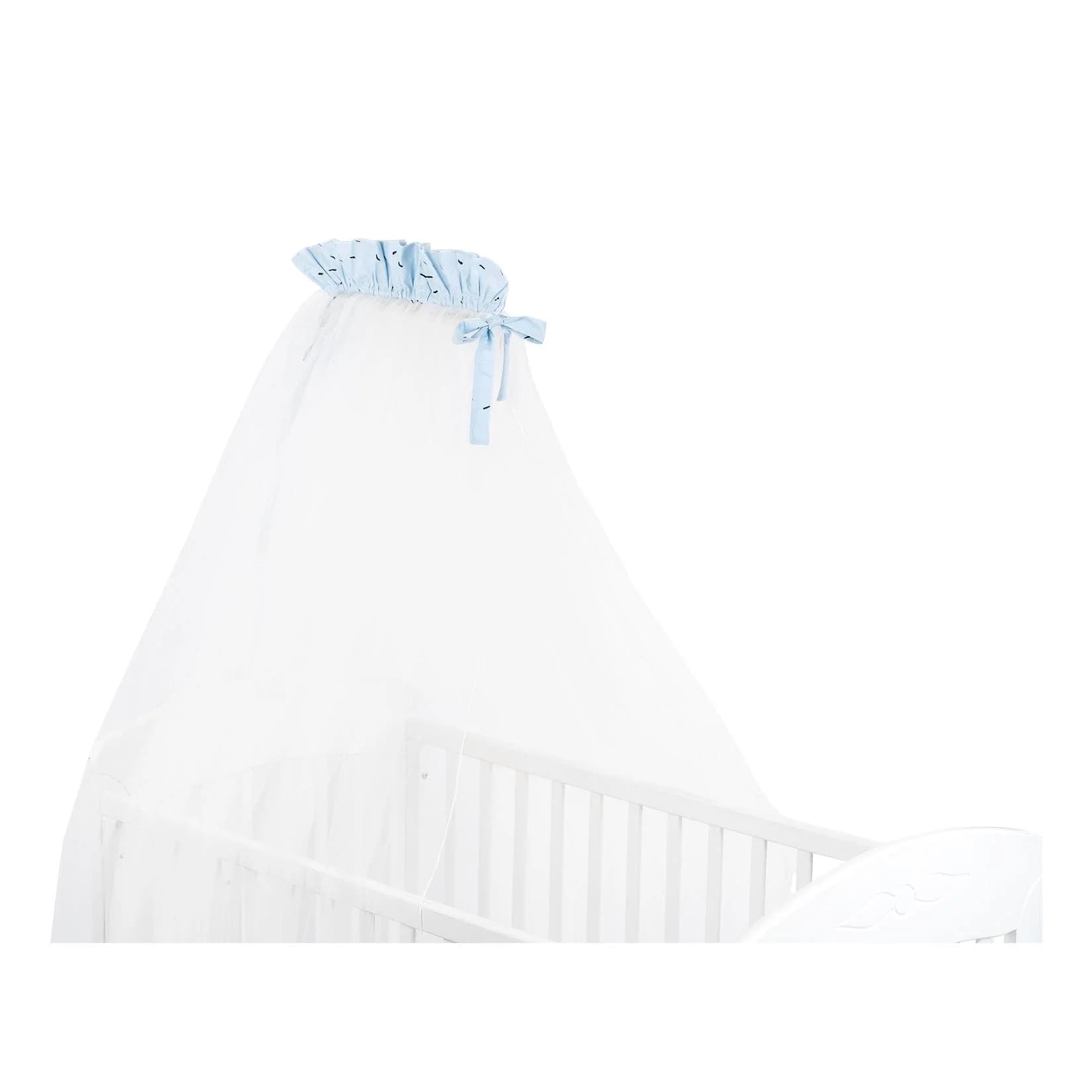 Kikkaboo Babybetthimmel Bear with me Blau Insektenschutz