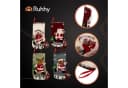 Ruhhy Weihnachtskaminsocken 4er Set Bunt 3D-Dekor Bild 4