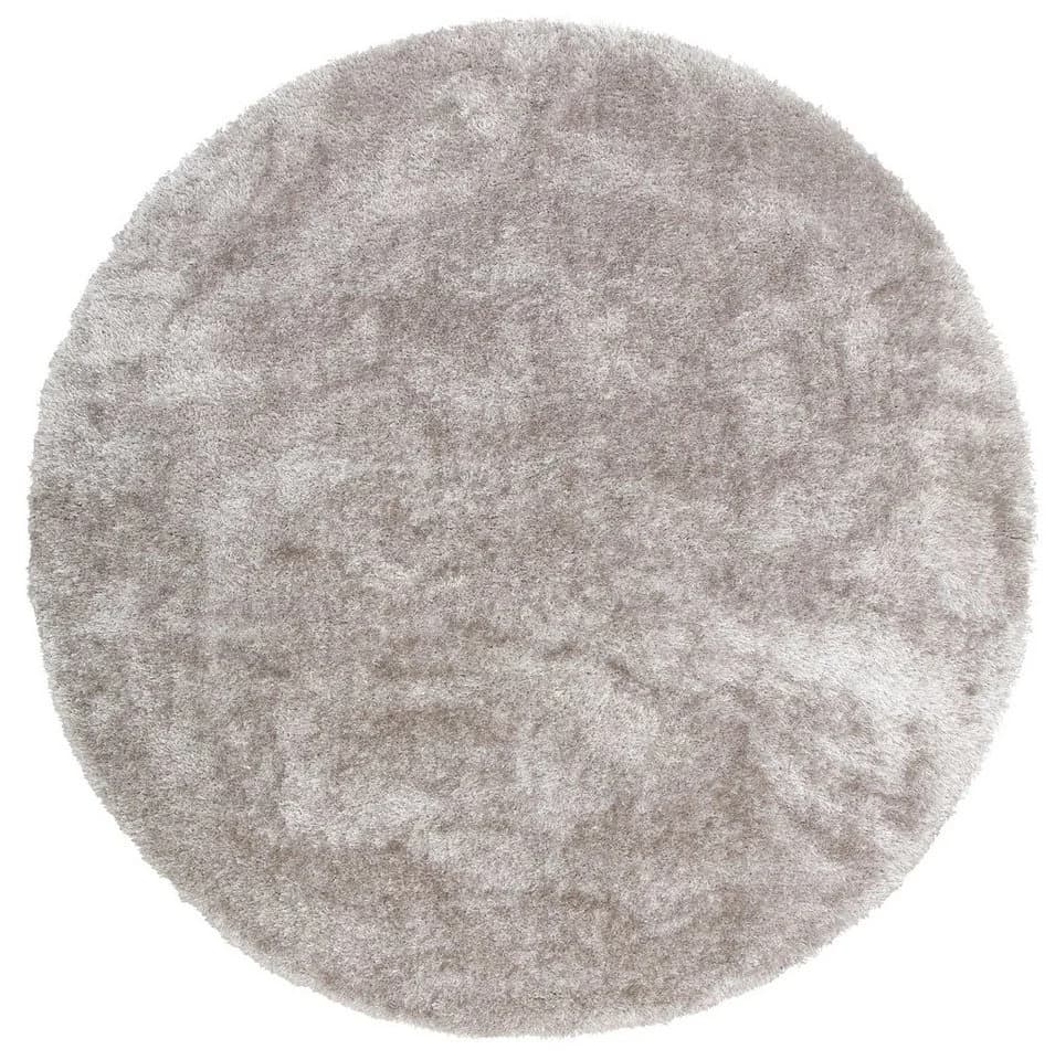 MY HOME Hochflor-Teppich Malin Grau Rund 140cm - Bild 2